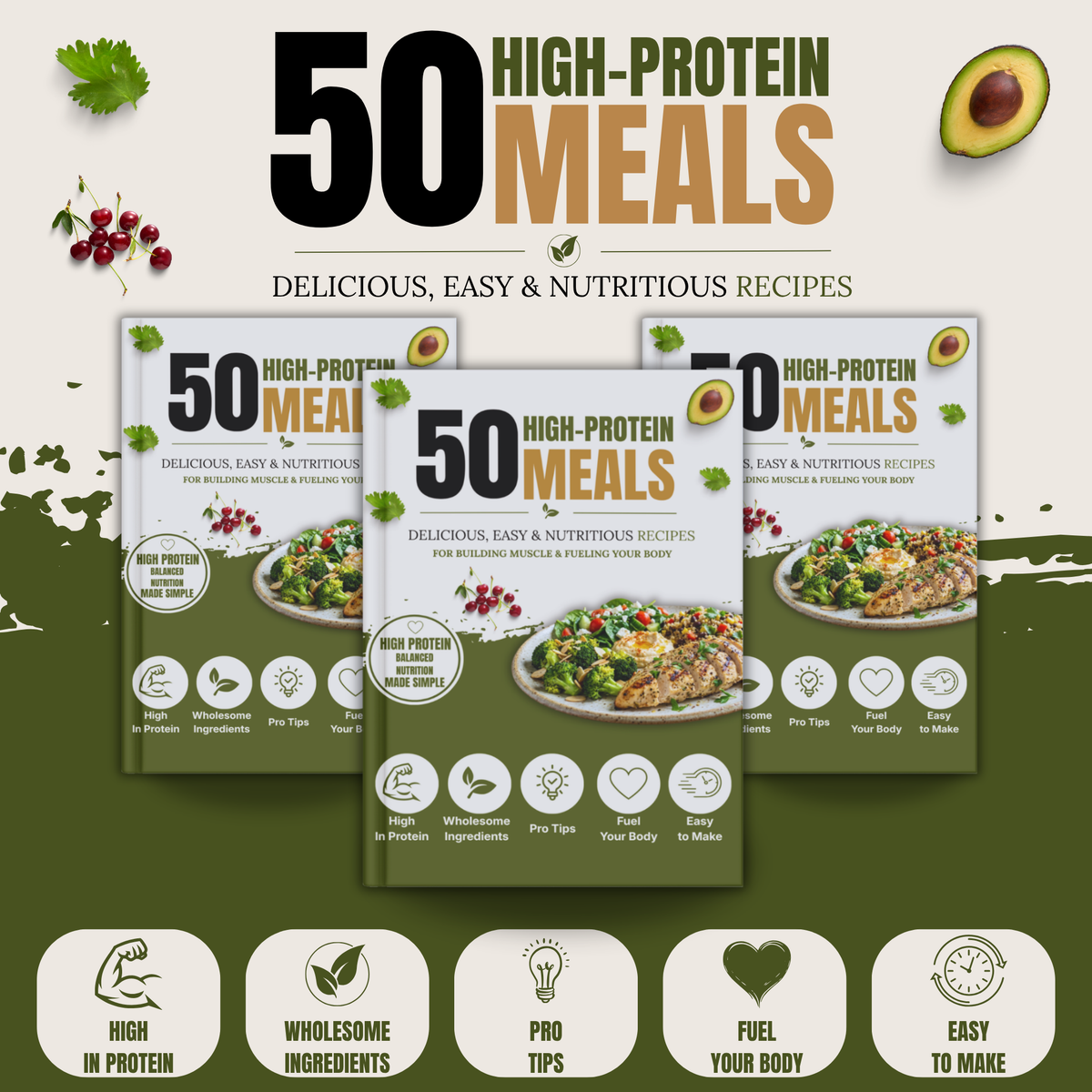 50 High-Protein Meals