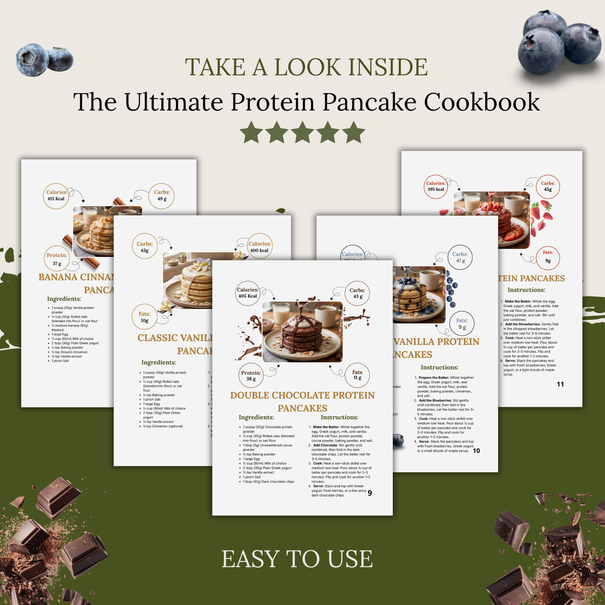 The Ultimate Protein Pancake Cookbook